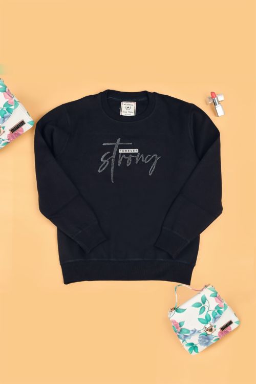 Cotton Girls strong Sweatshirt