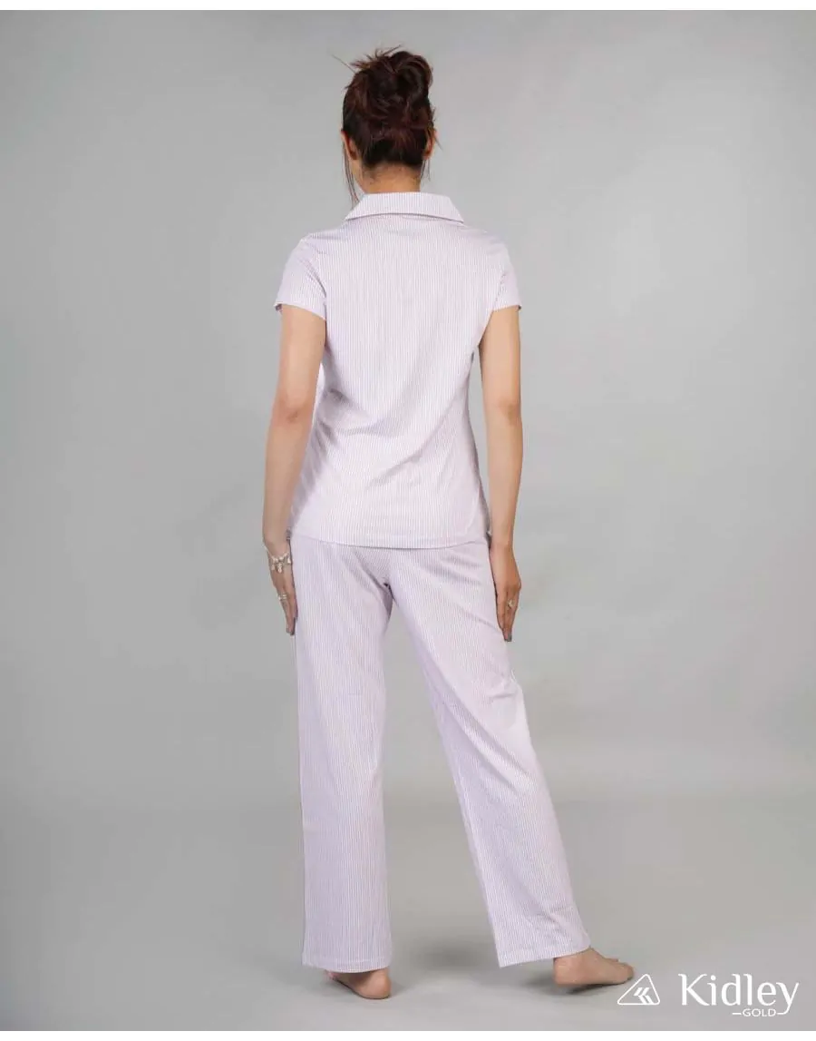 Buttoned outlet pyjamas ladies