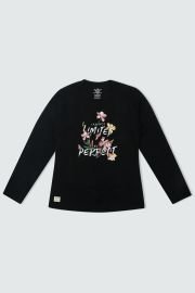 Premium Black Tee Girls