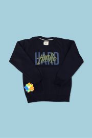 Boy Sweatshirt Hustle