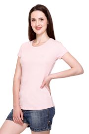 Bamboo Cotton women top Light pink