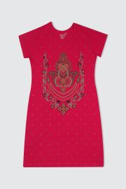 Long kurti red