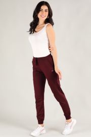 Cotton jogger Wine