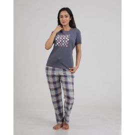 Cotton Nightsuit Purple