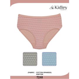 Women Hipster Cotton Spandex Panties (7241)