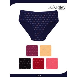 Women Hipster Double Jersey Cotton Panties (7305)