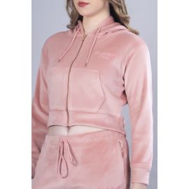 Amber Evening Garland Peach Men's Long Sleeve Fleece Hoodie main image 1