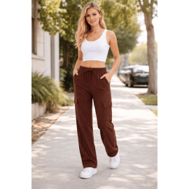 Kidley RelaxFit Cargo Lounge Lower Brown