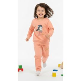 Kids Peach Winter Tracksuit