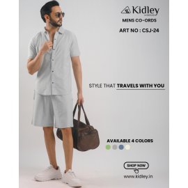 Combo Men’s Corset with Shorts (Grey)