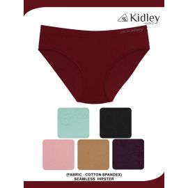 Women Hipster Cotton Spandex Seamless Panties 