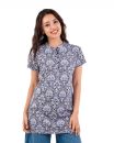 Cotton kurti for women blue