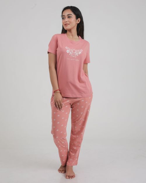 Cotton Nightsuit B.Pink