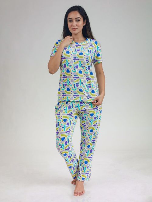 Cotton Nightsuit Cream