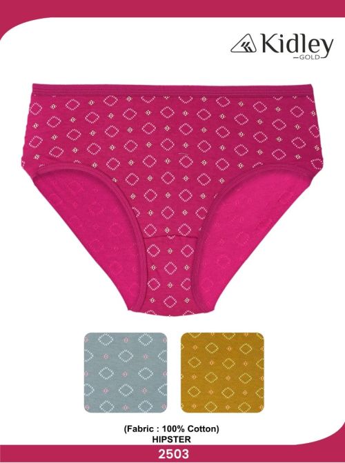 Women Hipster Cotton Printed Panties (2503)