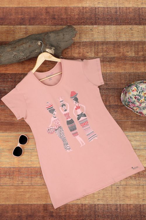 Long top pink