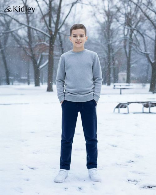 Boys' Fleece-Lined Winter Track Lower