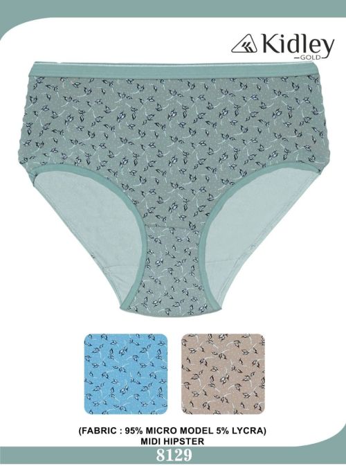 Women Hipster Micro-Modal Lycra Midi Panties (8129)