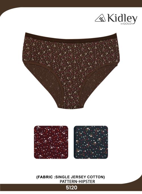 Women Hipster Printed Cotton Panties