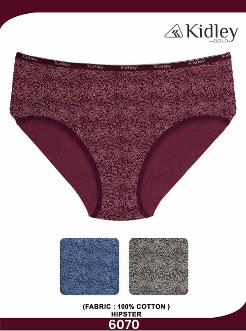 Women Hipster Cotton Panties (6070)