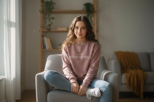 "Healthy Boundaries" Affirmation Sweatshirt