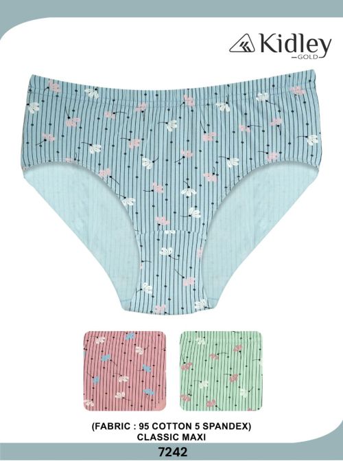 Women Hipster Classic Maxi Cotton Spadex Panties