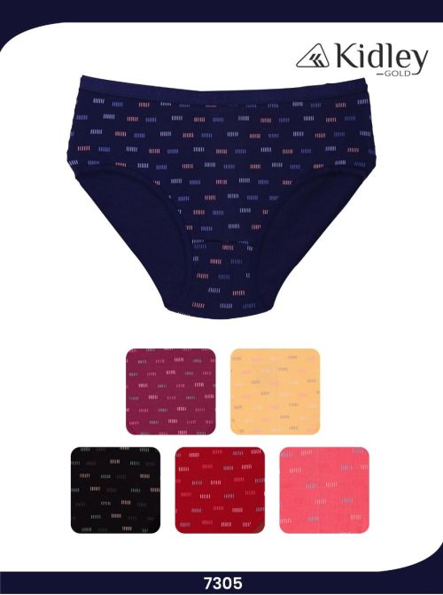 Women Hipster Double Jersey Cotton Panties (7305)