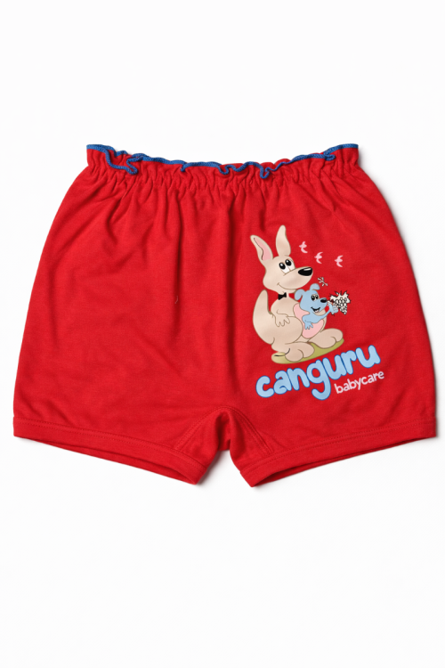 Kidley 999 Cotton Frill Bloomer for Kids - Cartoon Print (Pack of 6)