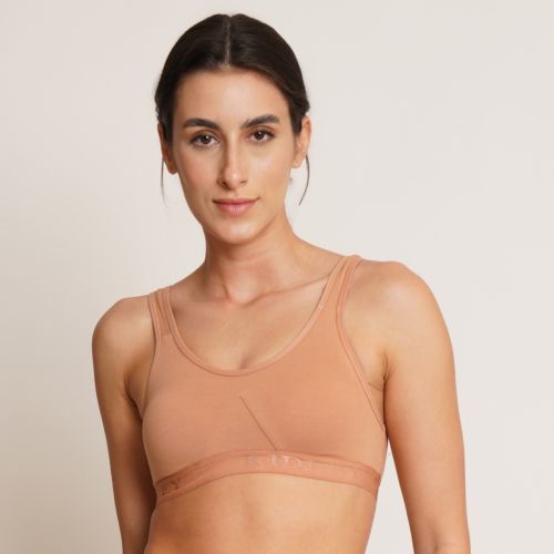 Cotton Sports Bra Skin