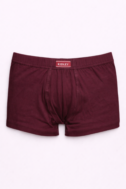 GentleEase Solid Cotton Boxer Briefs for Boys – Pack of 3