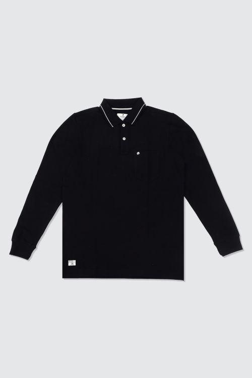 Men Black Polo