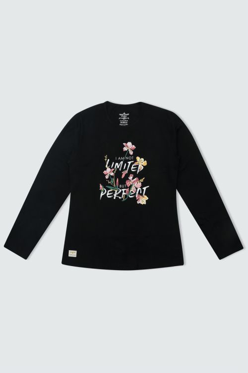 Premium Black Tee Girls