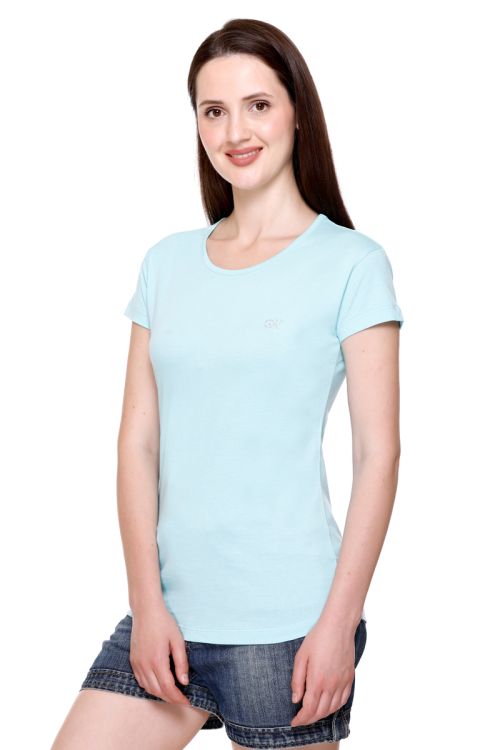 Bamboo cotton women sky top