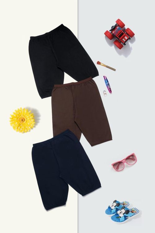 Basic Cycling Shorts Queeny Long Dark