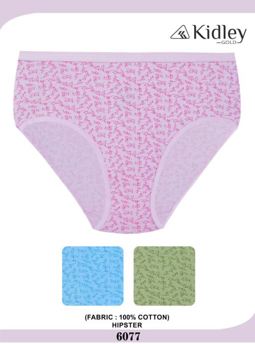 Women Hipster Cotton Panties (6077)