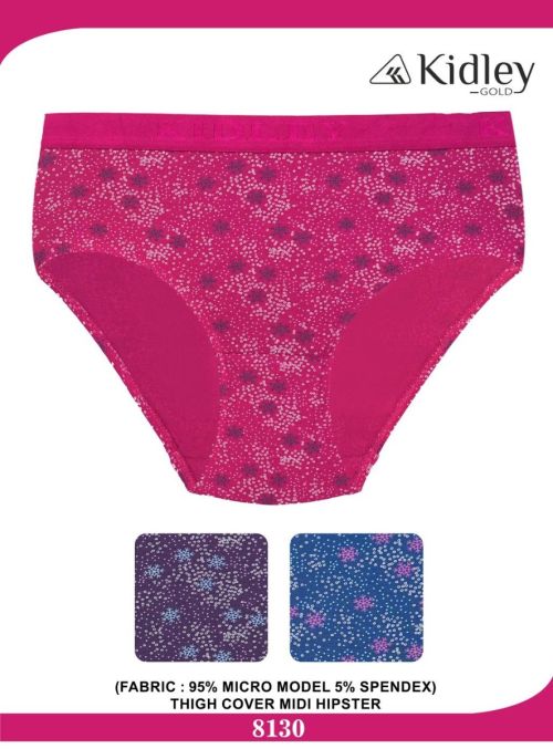 Women Hipster Micro-Modal Spandex Midi Panties (8130)