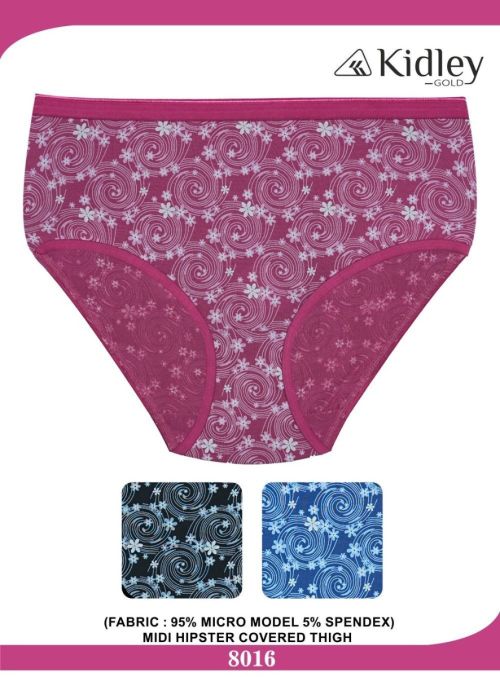 Women Hipster Micro-Modal Spandex Midi Panties (8016)