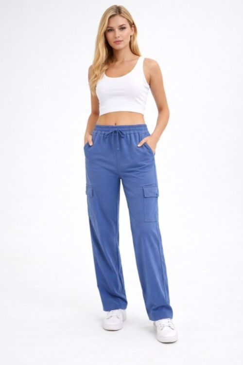 Kidley RelaxFit Cargo Lounge Lower Blue