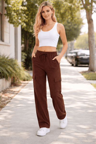 Kidley RelaxFit Cargo Lounge Lower Brown