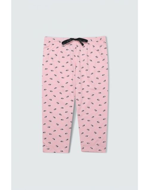 Coloured Capris Light Pink