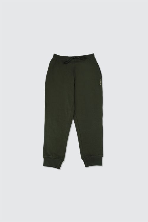 Kids cotton Jogger olive