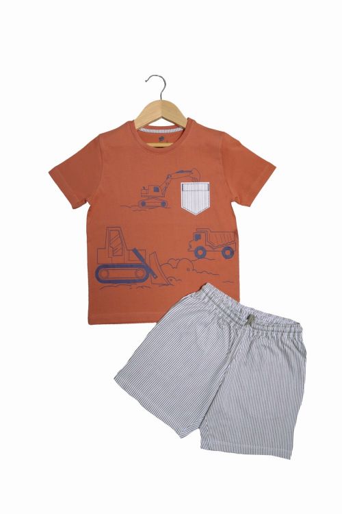 Pure cotton Orange Boys set