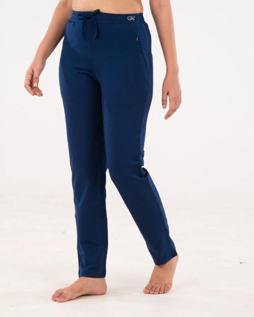 Stay Cool and Comfy with Our Blue Modal Fabric Lower