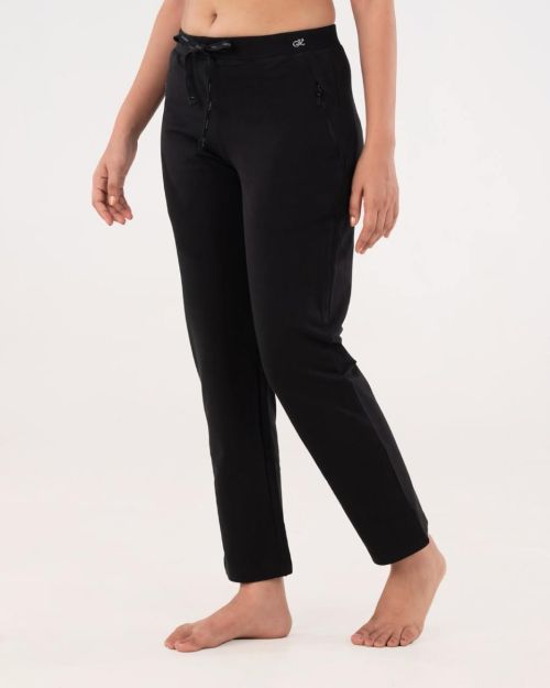 Classic Black Modal Fabric Lower with Elastic Waistband