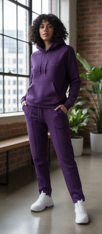 Polite Nation Tracksuit with Fur Inside