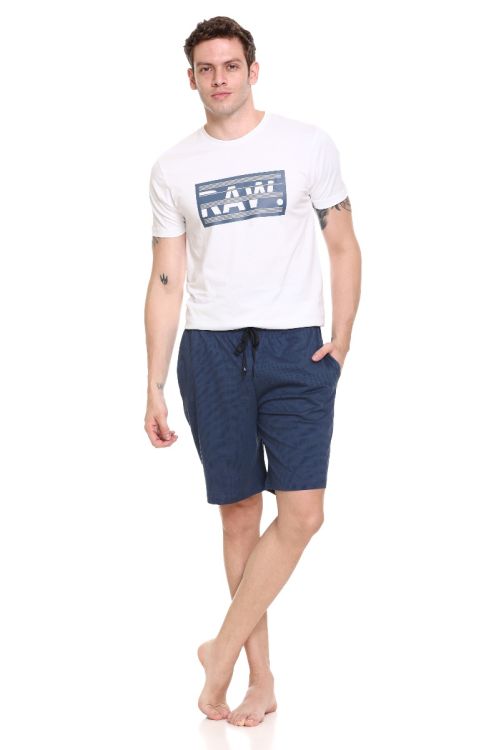 Denim Check Shorts