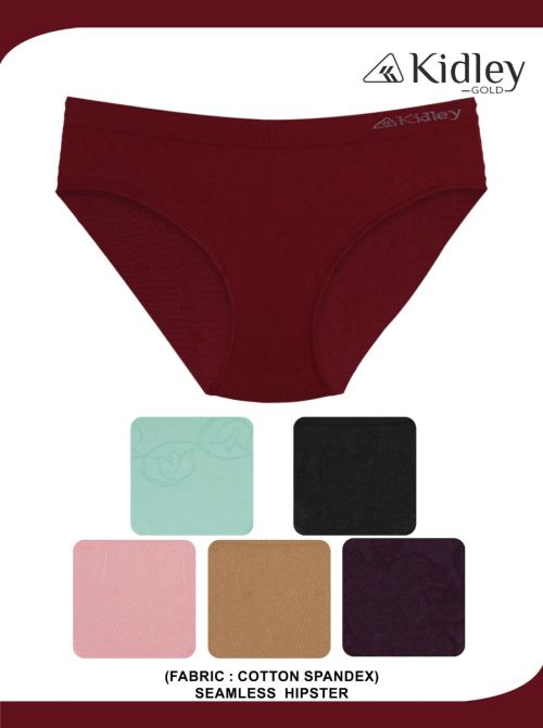 Women Hipster Cotton Spandex Seamless Panties 