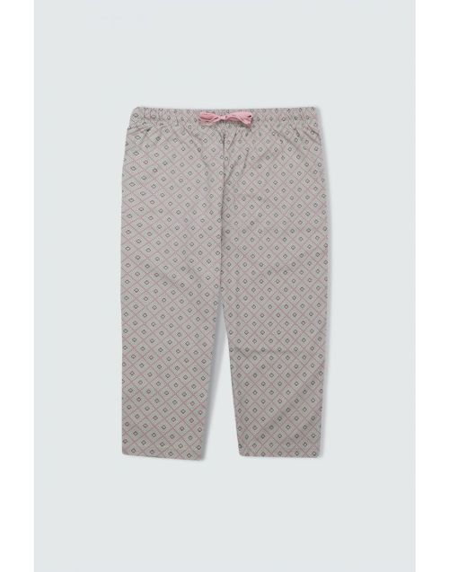 Coloured Capris Light grey