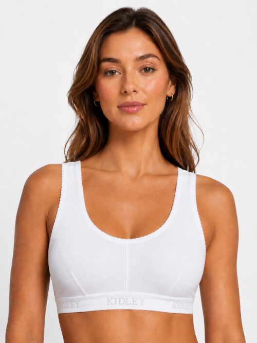 Women’s Soft Cotton Everyday Bra – White Comfort Fit (Pack of 3)