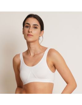 Wrap Sports Bra - White